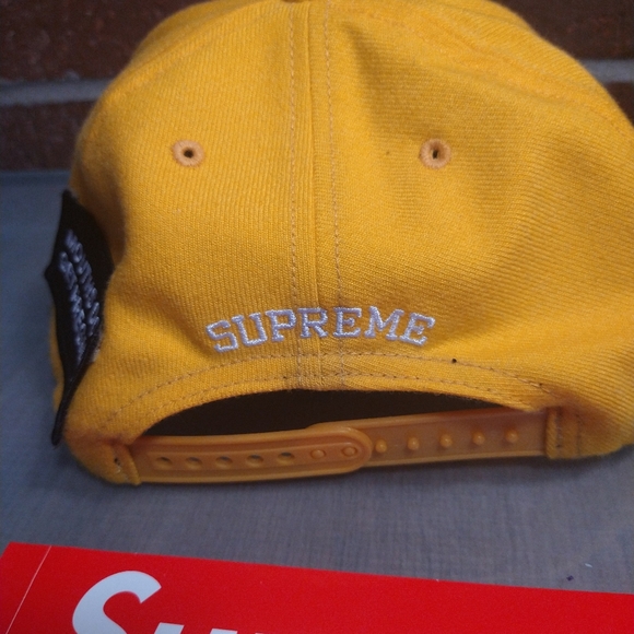 *SOLD* Supreme 456 yellow flat brim hat - Picture 6 of 9